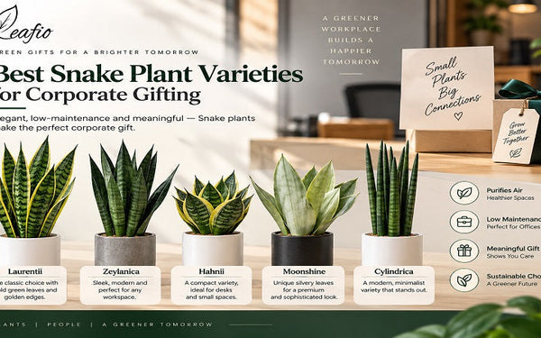 Best Snake Plant Varieties for Corporate Gifting